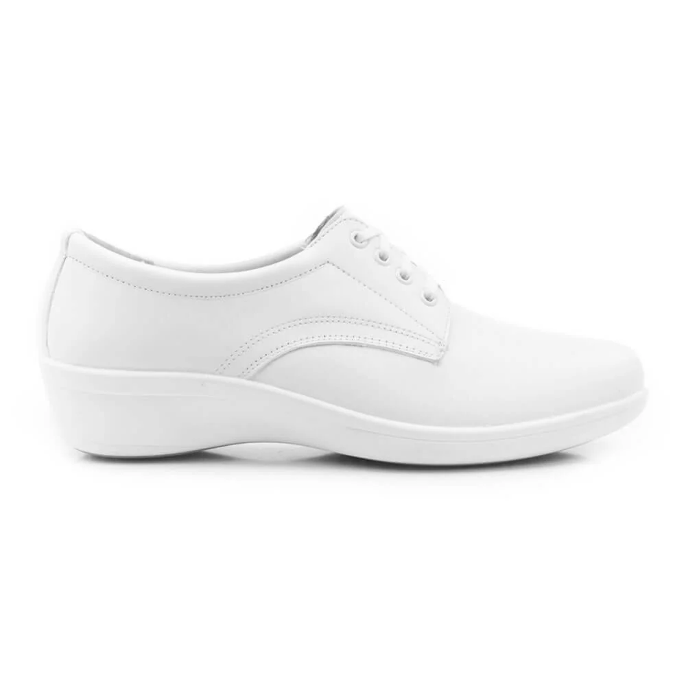 Zapatos de Piso para Servicio Con Agujetas Para Mujer Flexi 5807