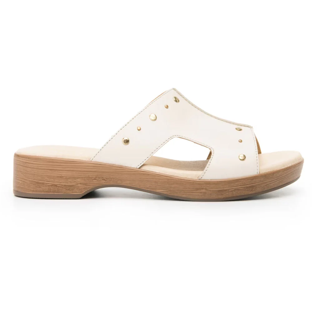 Zapatos Mujer Sandalia De Piso Flexi 123102