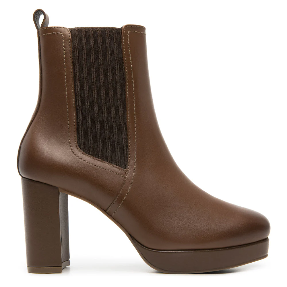 Botines Con Tacón Y Plataforma Para Mujer Flexi 118909