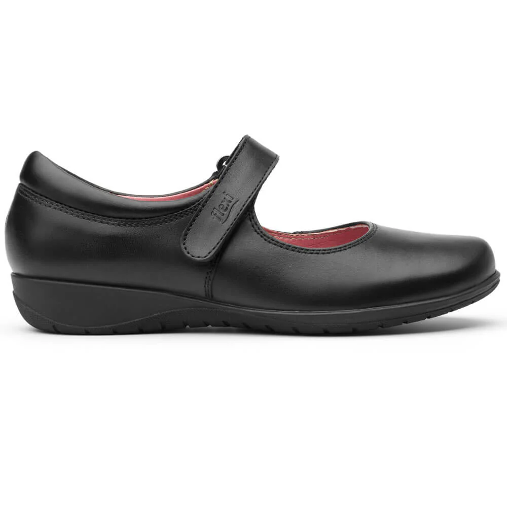 Zapatos Niñas Y Joven Escolar Con Velcro Flexi 35902