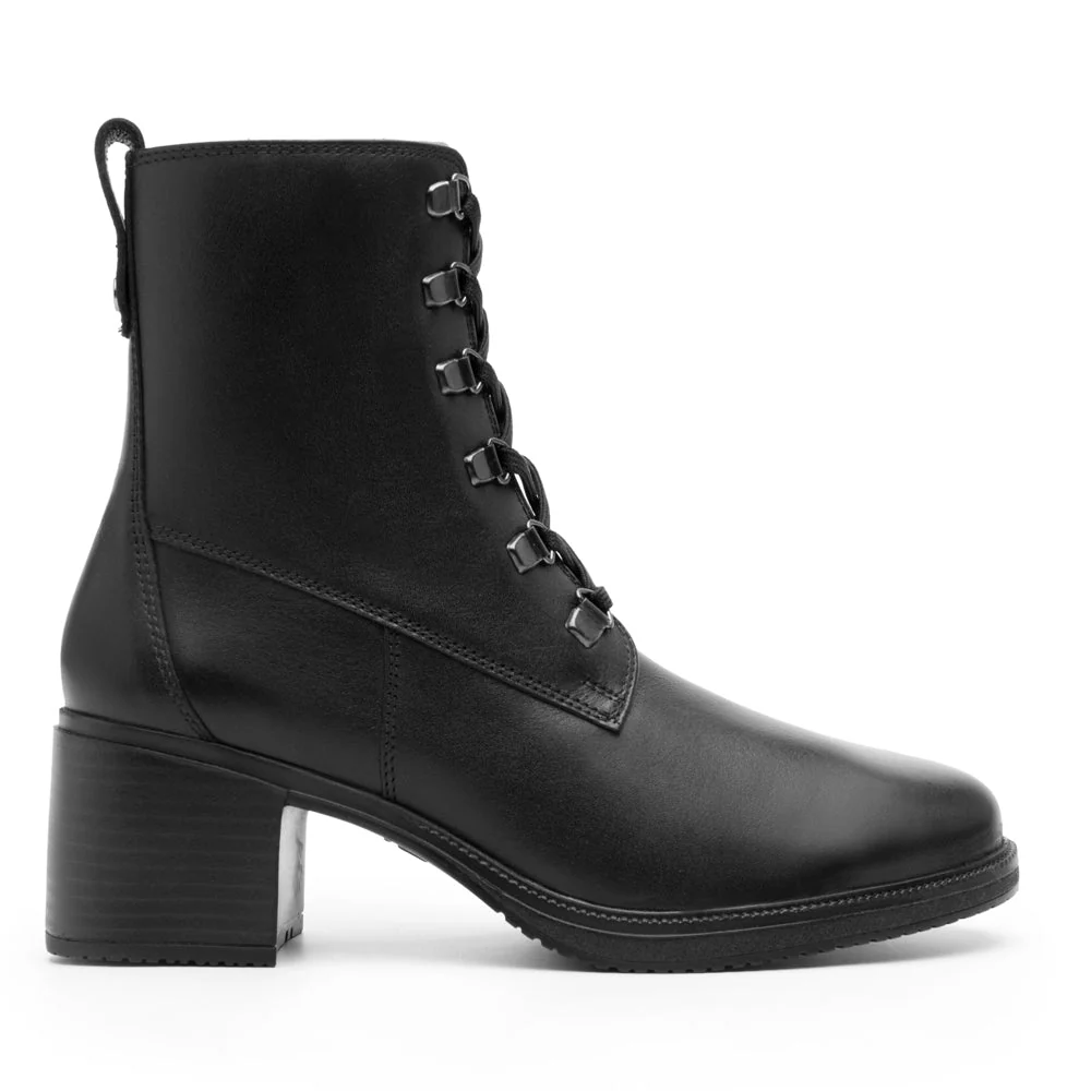 Botines De Tacón Con Agujetas Para Mujer Flexi 120504