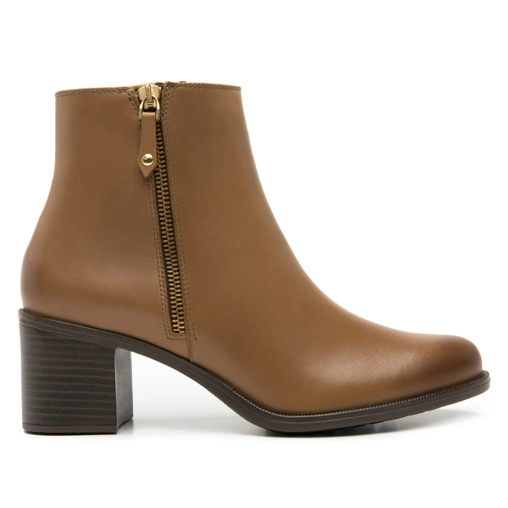 Botines De Tacón Con Cierre Para Mujer Flexi 109220