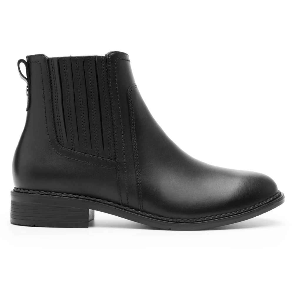 Botines De Piso Con Cierre Para Mujer Flexi 120901