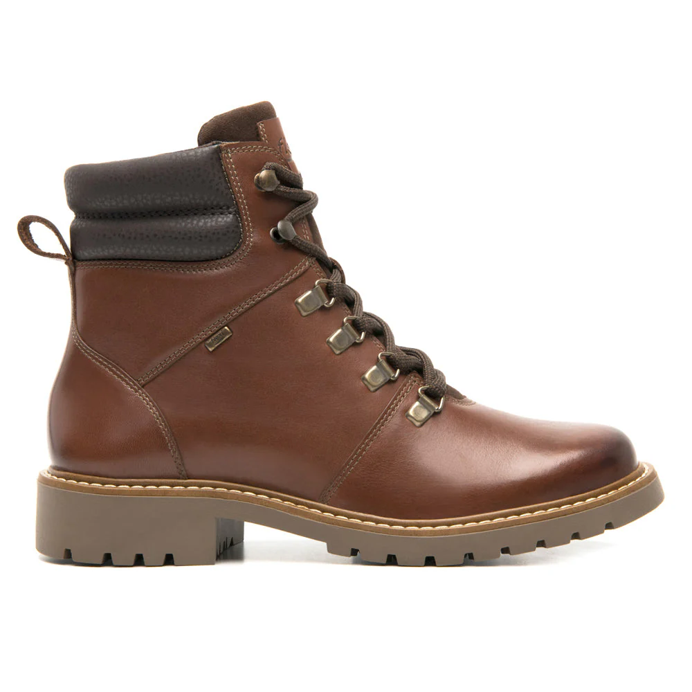 Botines De Piso Con Agujetas Para Mujer Flexi 37819