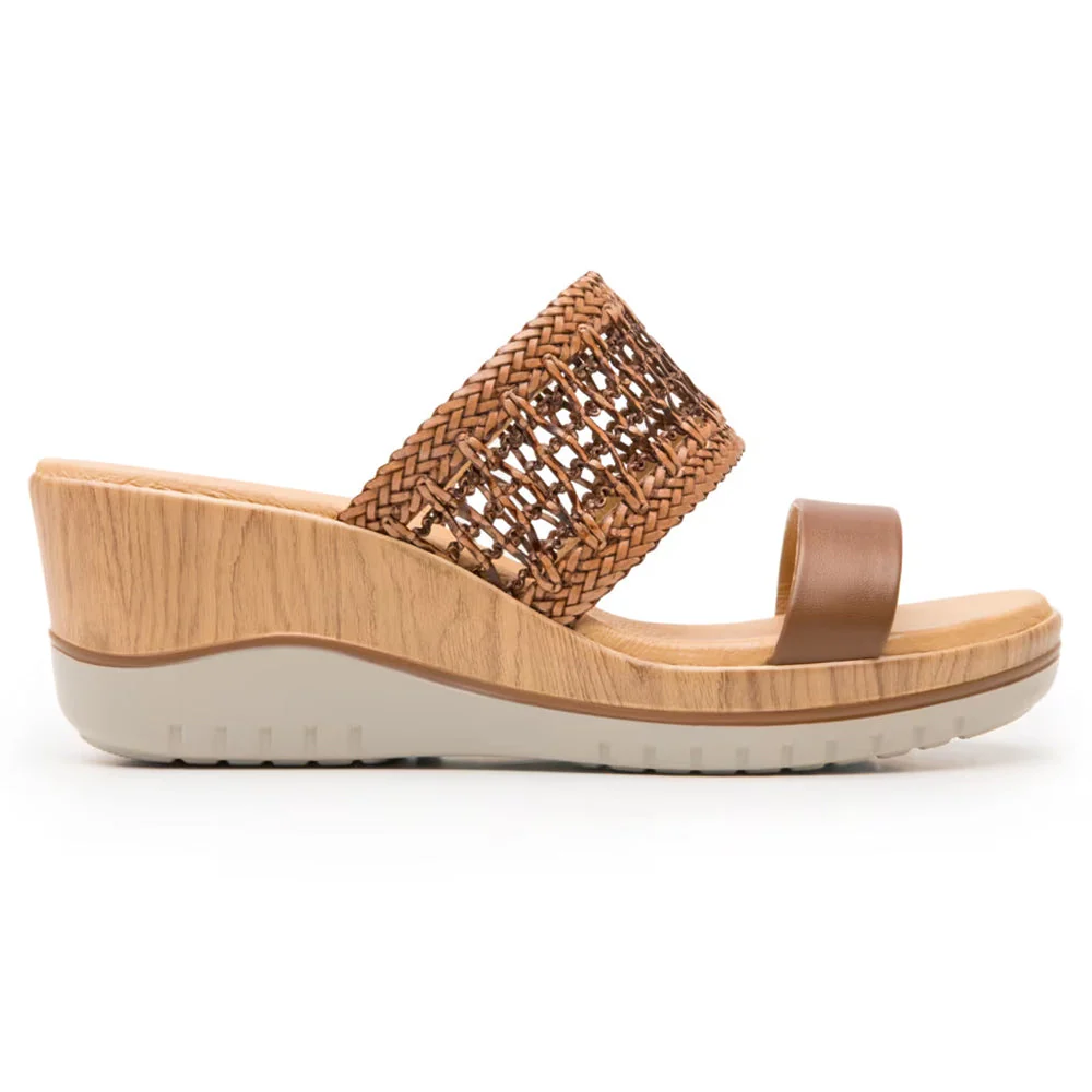 Zapatos Mujer Sandalia De Cuña Flexi 113312