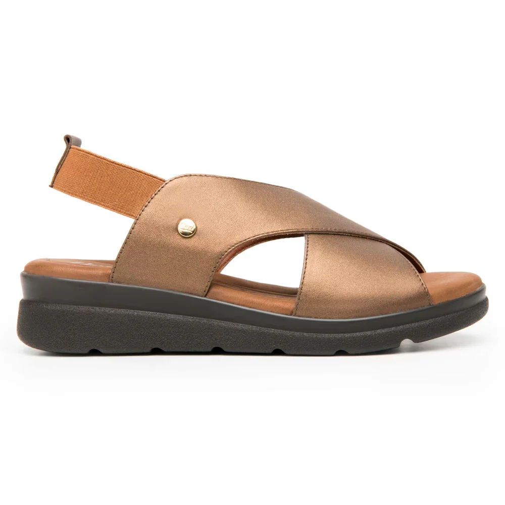 Zapatos Mujer Sandalia De Piso Flexi 124201