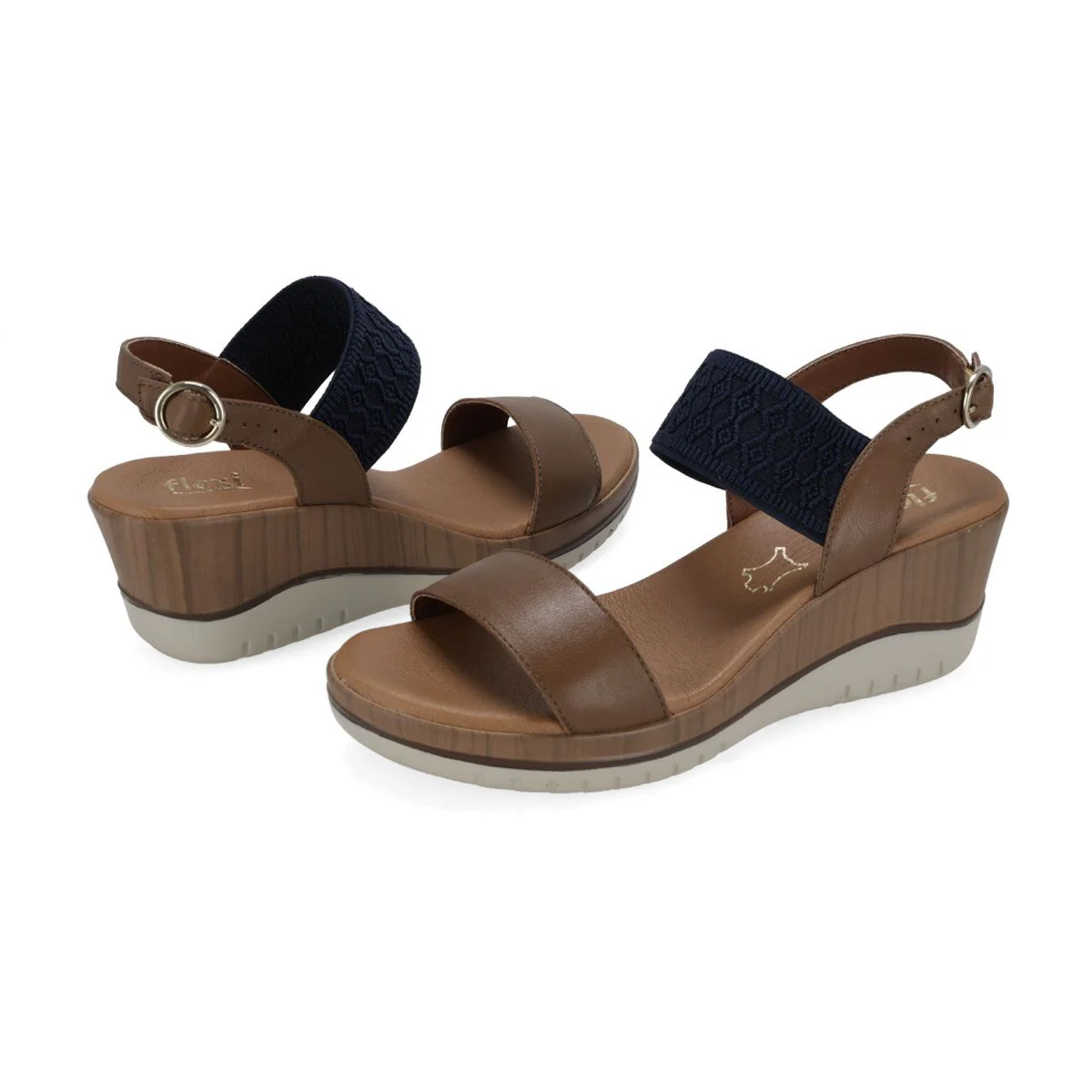 SANDALIA MUJER FLEXI DAMA 113310 TAN