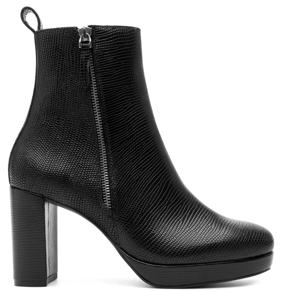 Botines De Tacón y Plataforma Para Mujer Flexi 118901