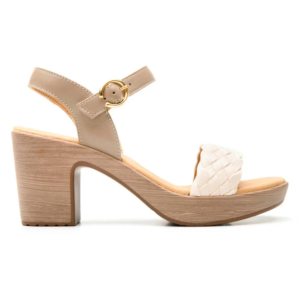 Zapatos Mujer Sandalia De Tacón Y Plataforma Flexi 102918