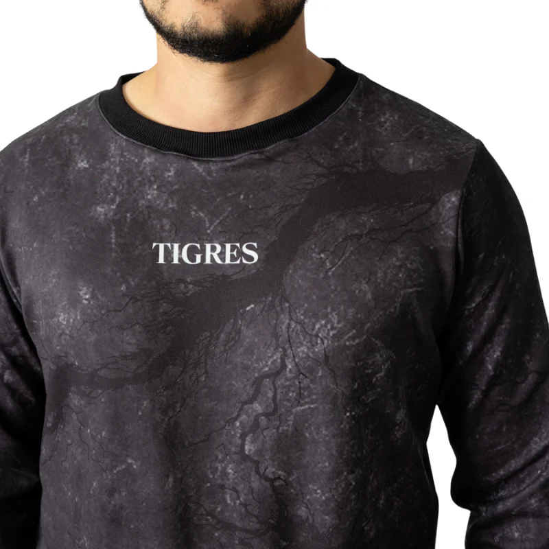 CREWNECK TIGRES FUERZA NEGRO