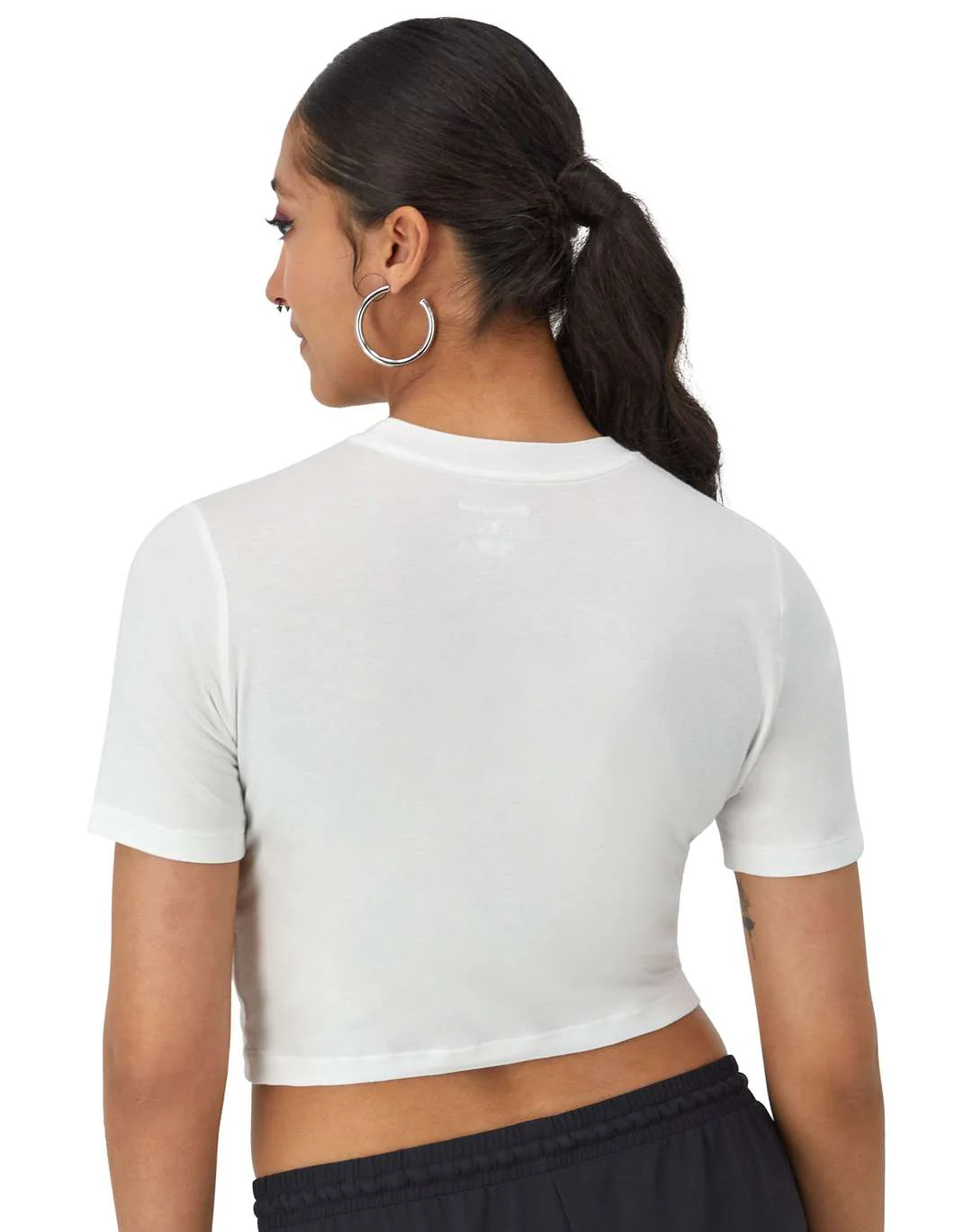 Playera Cropped Tacto Suave Logo 