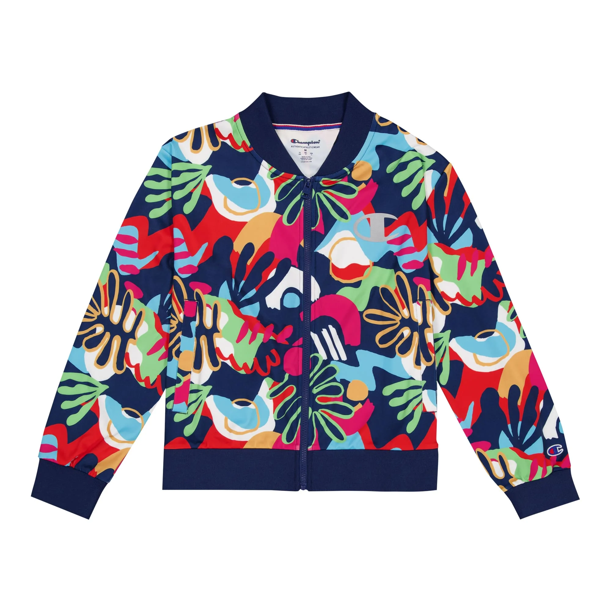 Chamarra Bomber Tropical Mujer