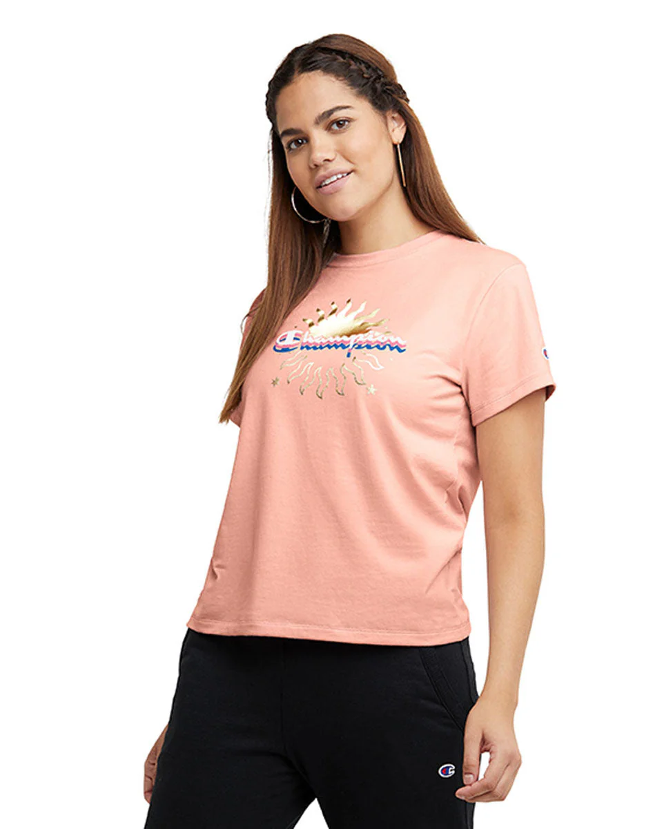 Playera Para Mujer Classic Tee - Graphic Champion
