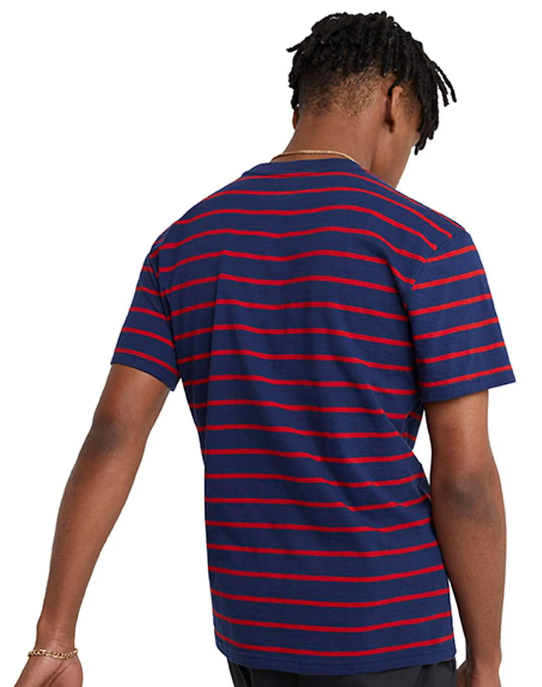 Playera Clásica de Rayas logo 