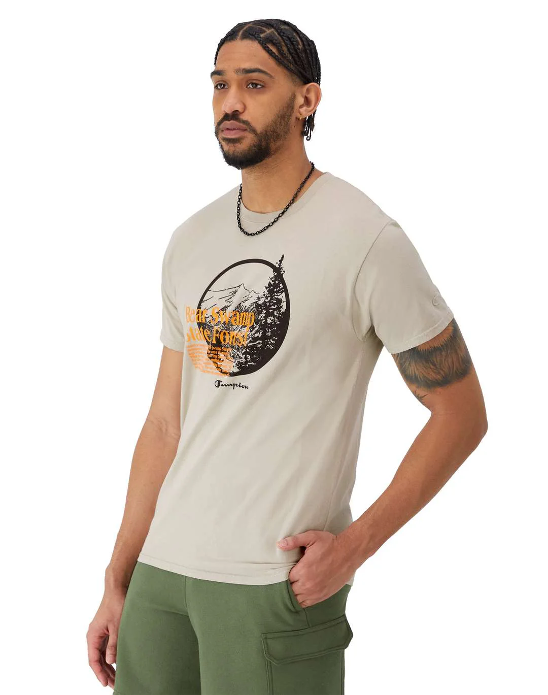 Playera Clásica Vintage Wash, Texto Logo