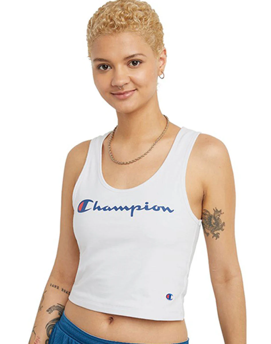 Tank Para Mujer Authentic Crop Top Graphic Champion