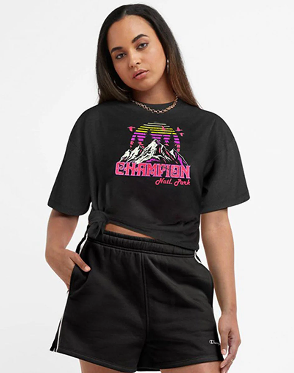 Playera Para Mujer Classic Jersey Loose Tee Champion