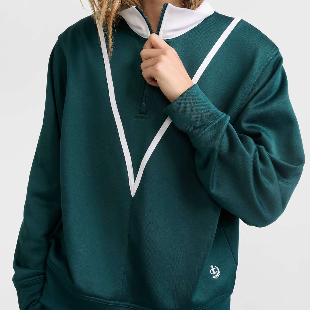 Sudadera Quarter Zip para Mujer