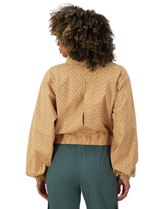 Chamarra Ligera con Zipper Estampado 