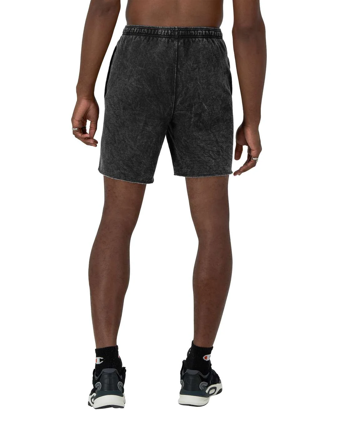 Shorts Mineral Dye con gráfico 7