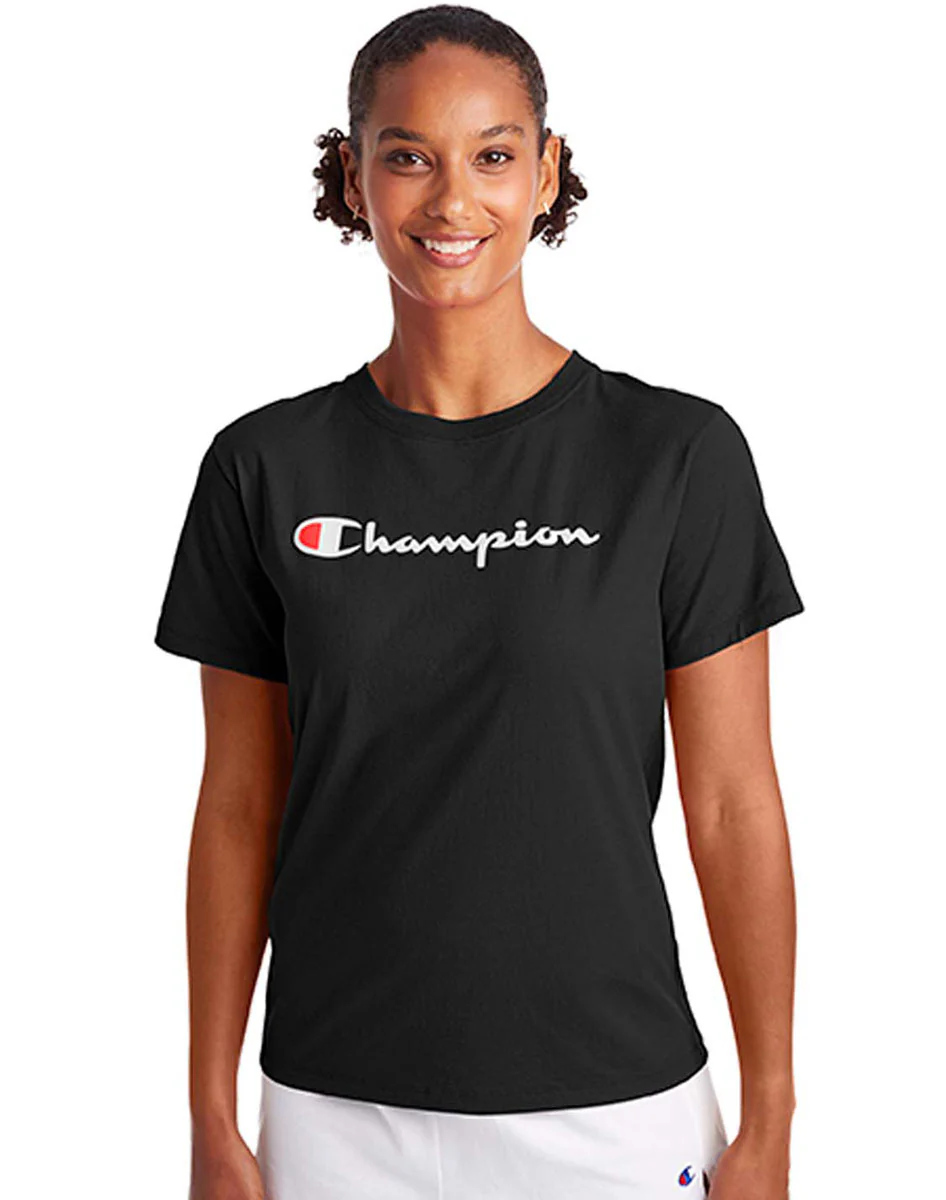 Playera Manga Corta Para Mujer The Classic Tee Champion