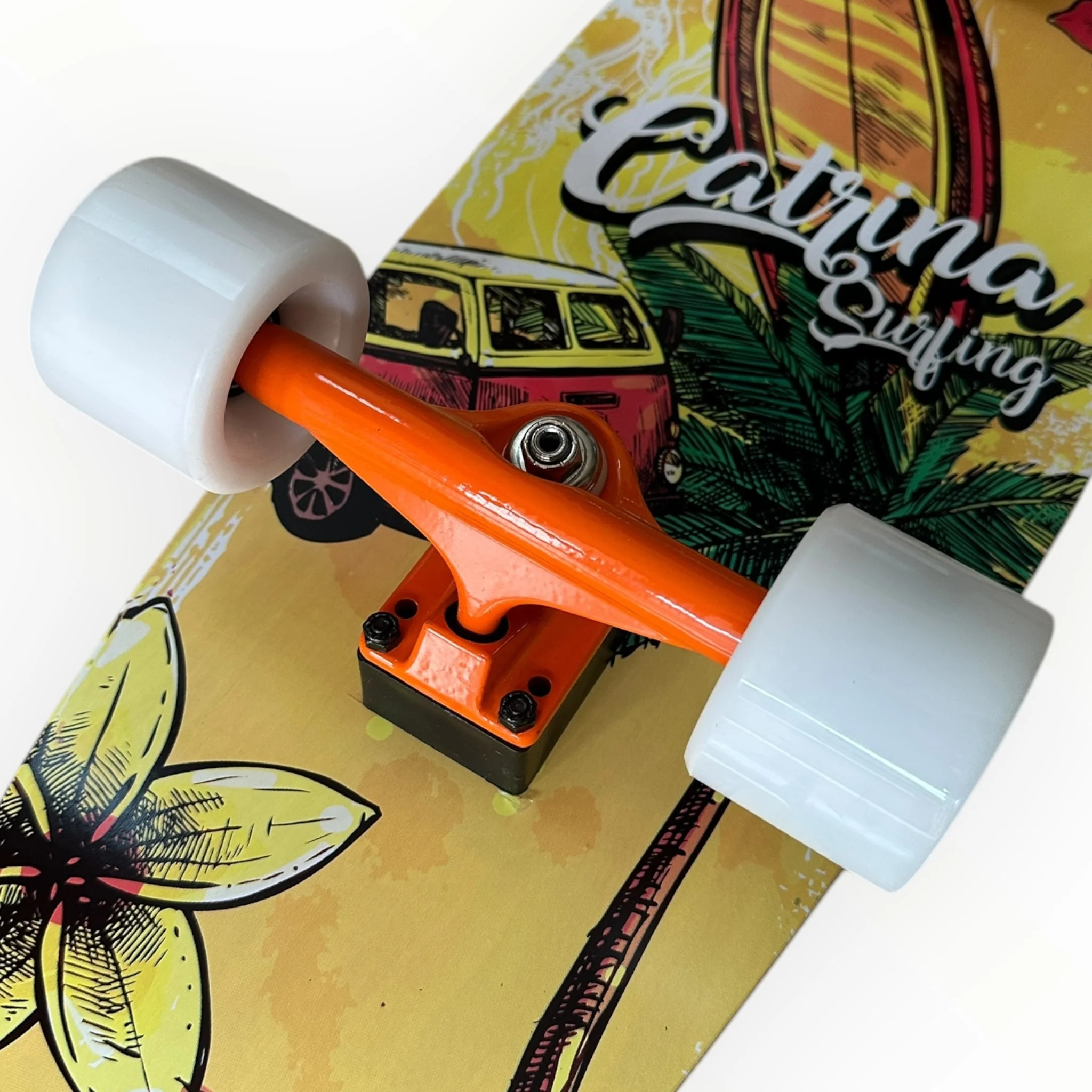 Surf board CATRINA hawai eje naranja (envio + llave gratis).