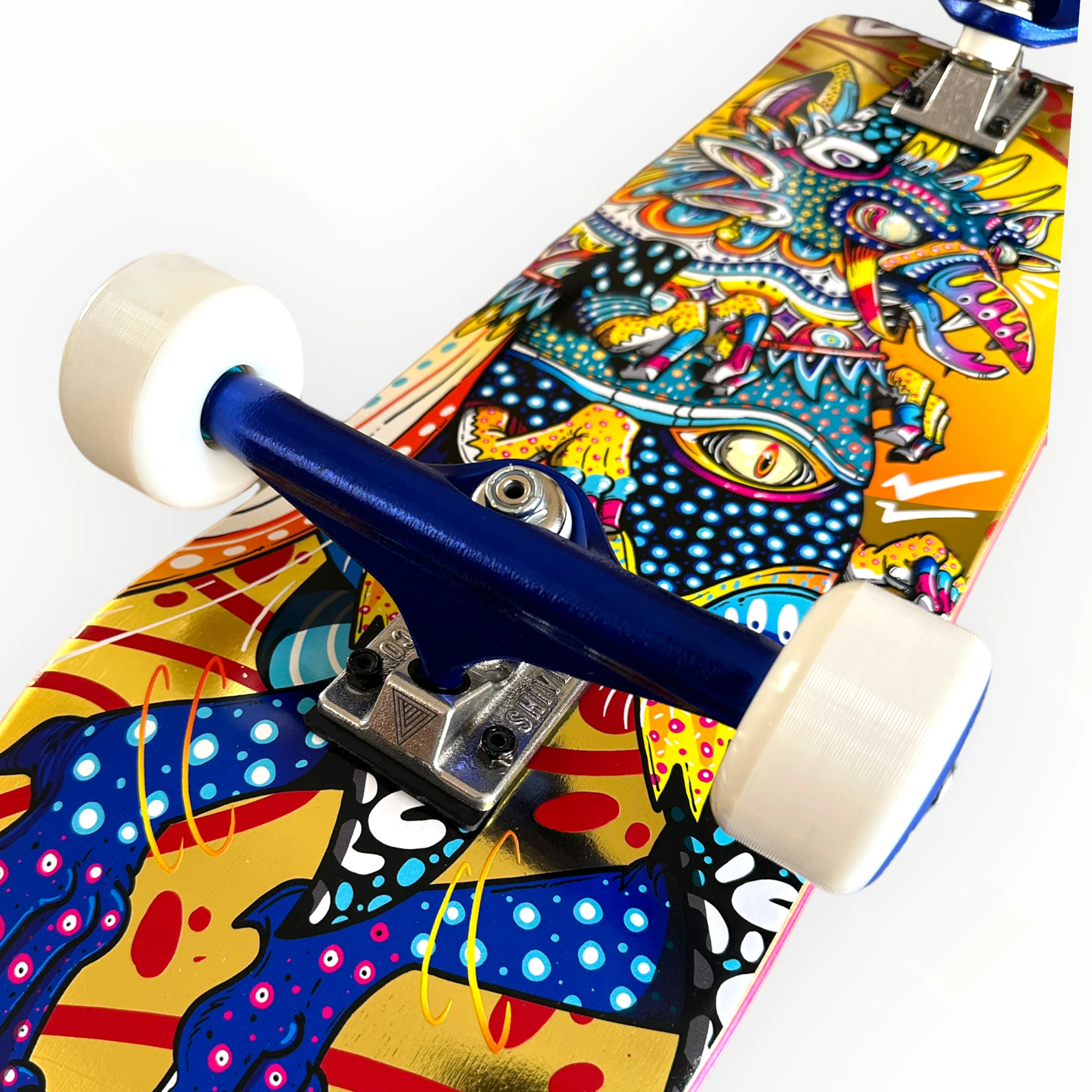 Patineta BORDER alebrije 1  (llave + envio gratis).
