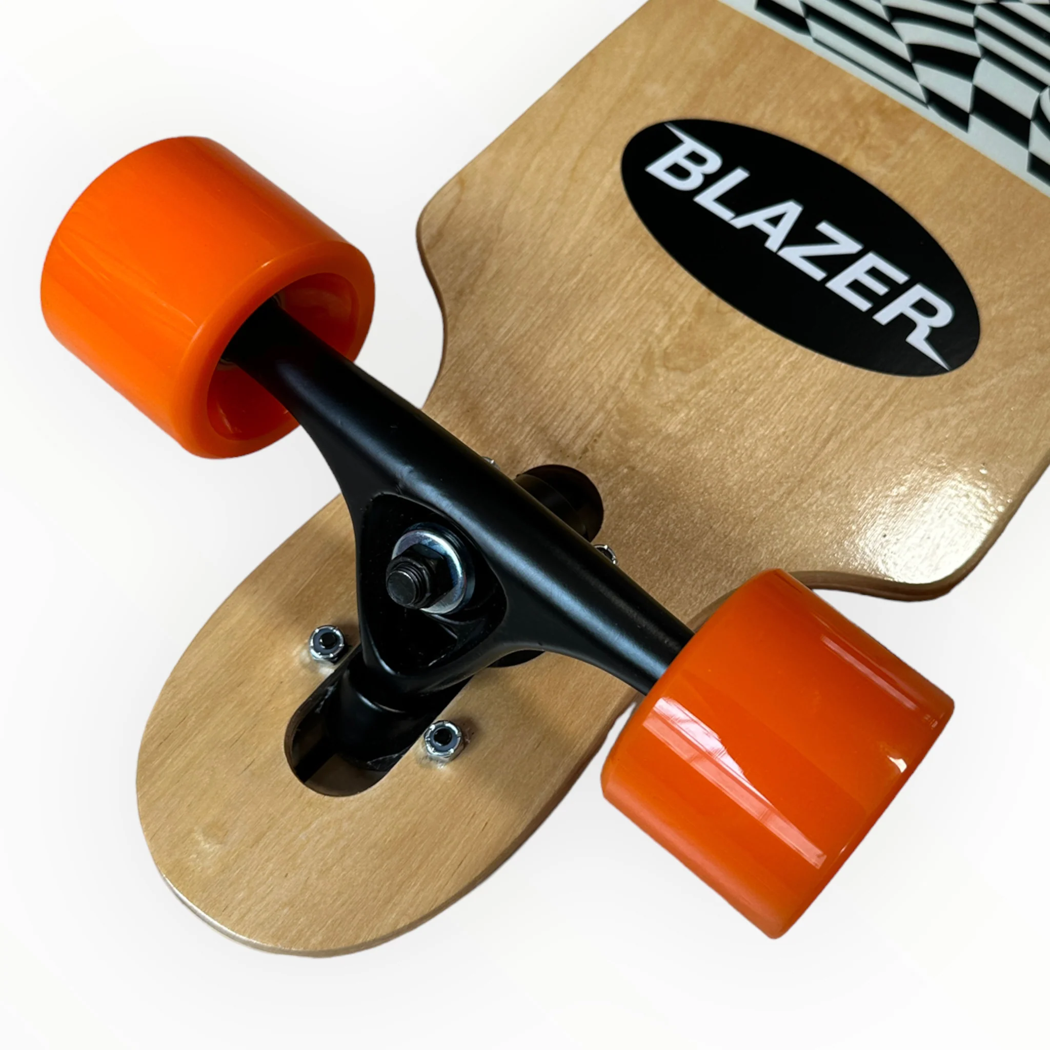 Mini Longboard blazer cuadros (envio + llave gratis).