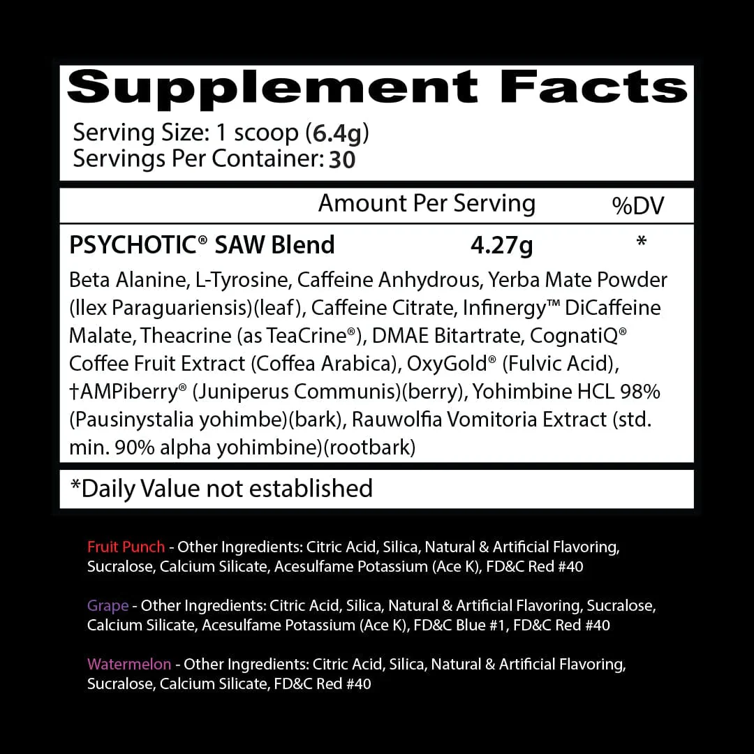 Insane Labz Psychotic Saw 30 Servicios