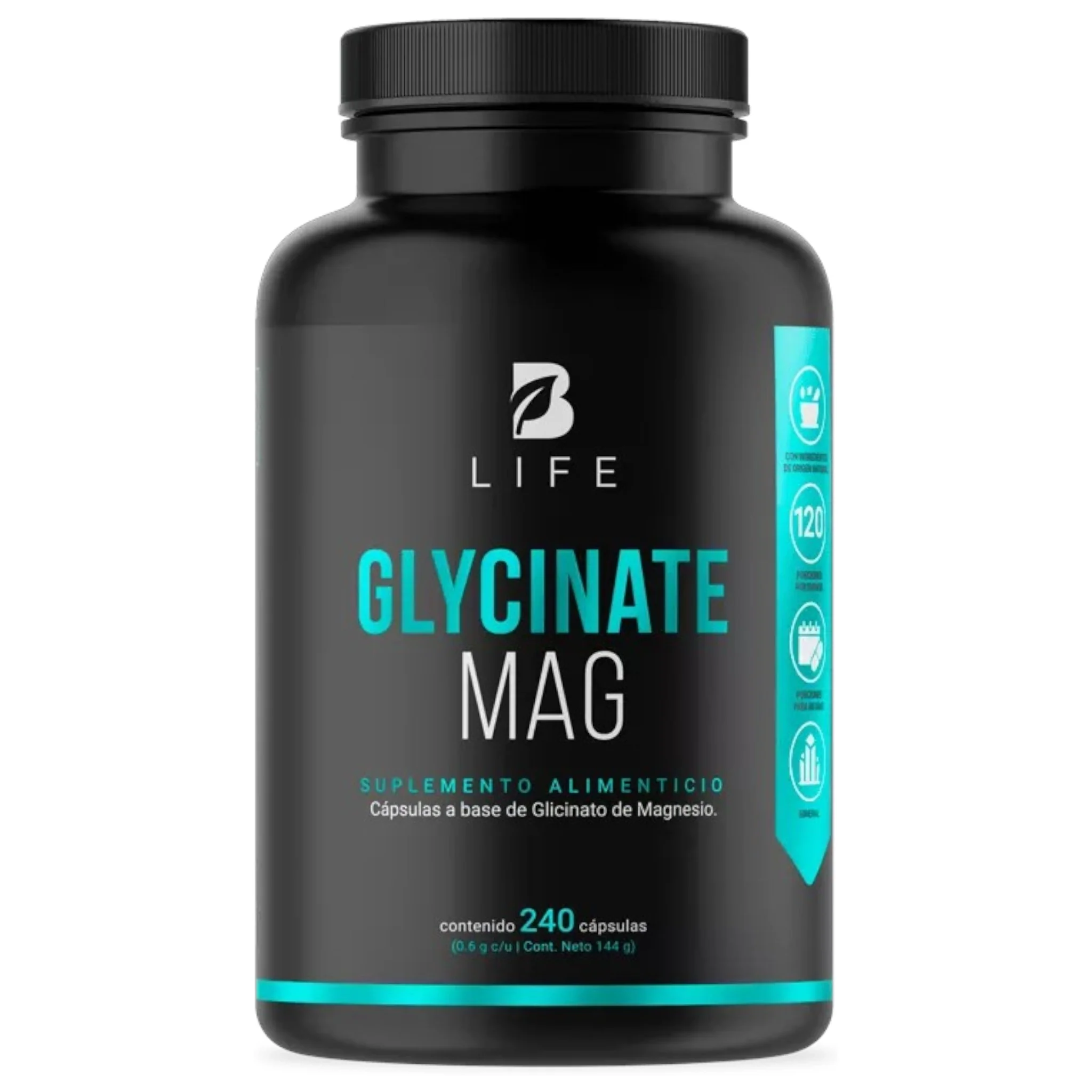 B Life Glycinate Mag 240 Capsulas
