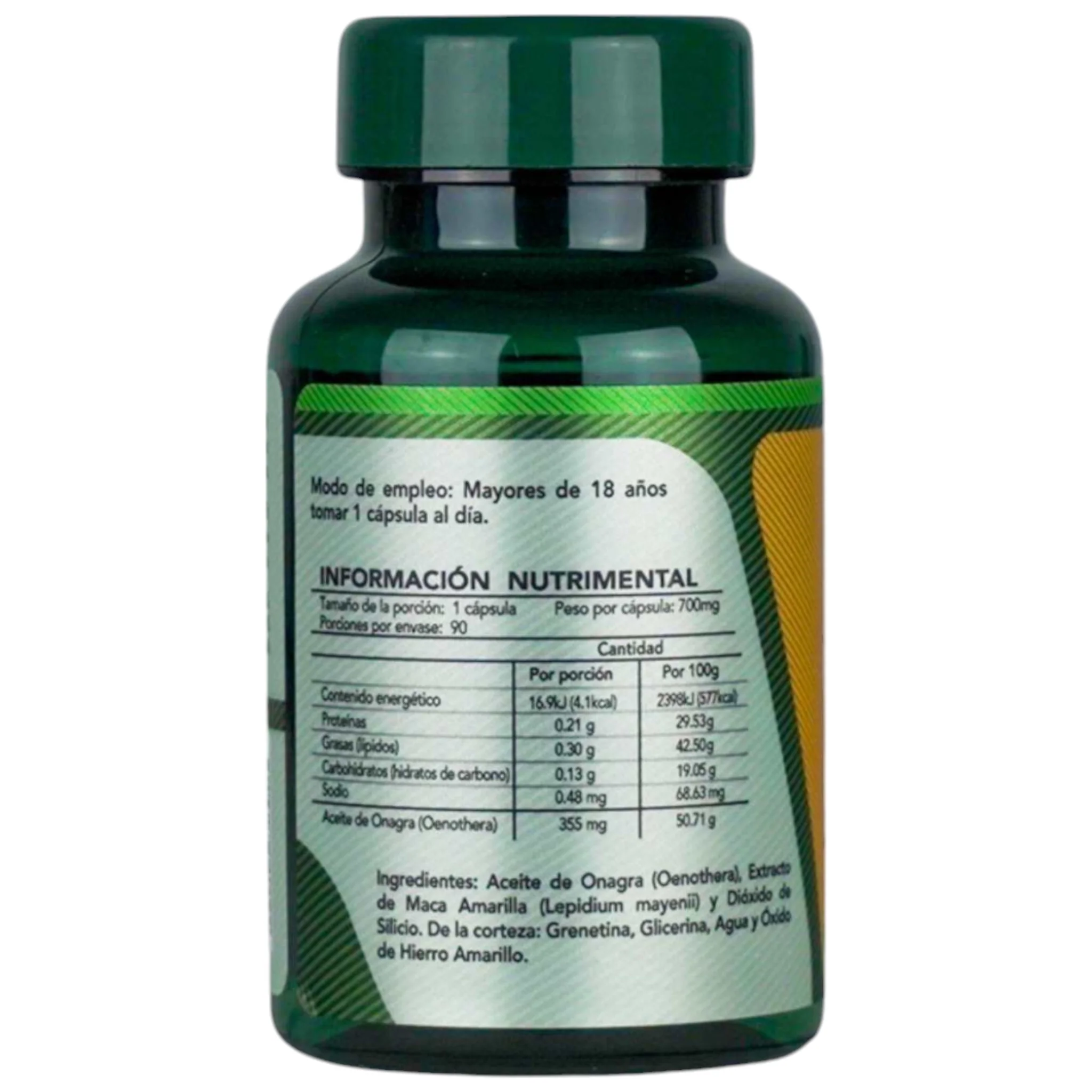 Herbalia Lab Maca Amarilla + Onagra 90 Capsulas