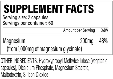 Revive Magnesium Glycinate 120 Capsulas