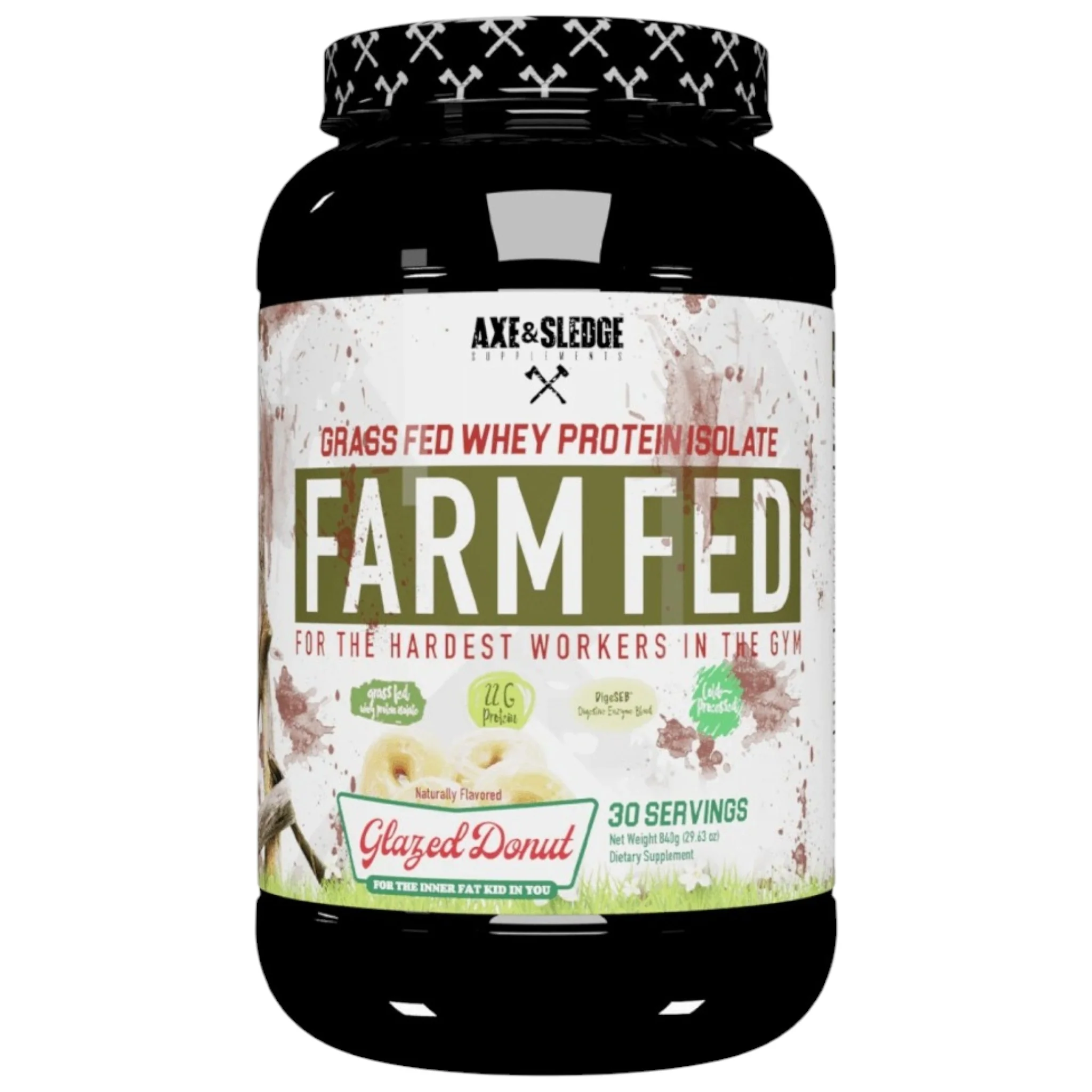 Axe And Sledge Farm Fed Grass Fed Whey Protein Isolate 2 Lbs