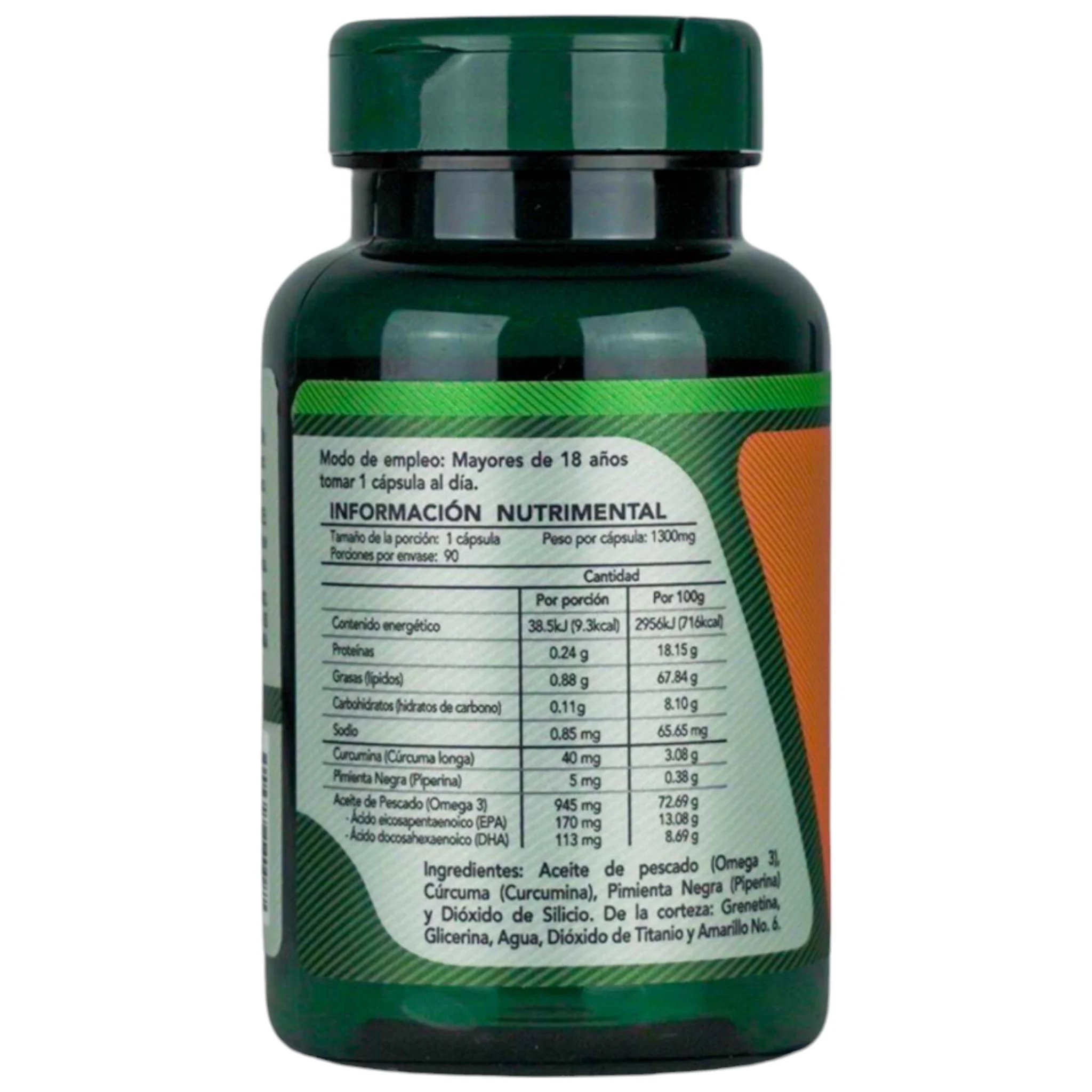 Herbalia Lab Curcuma + Omega 3 90 Capsulas