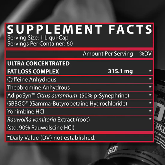 Nutrex Lipo6 Black Ultra Concentrate 60 Capsulas