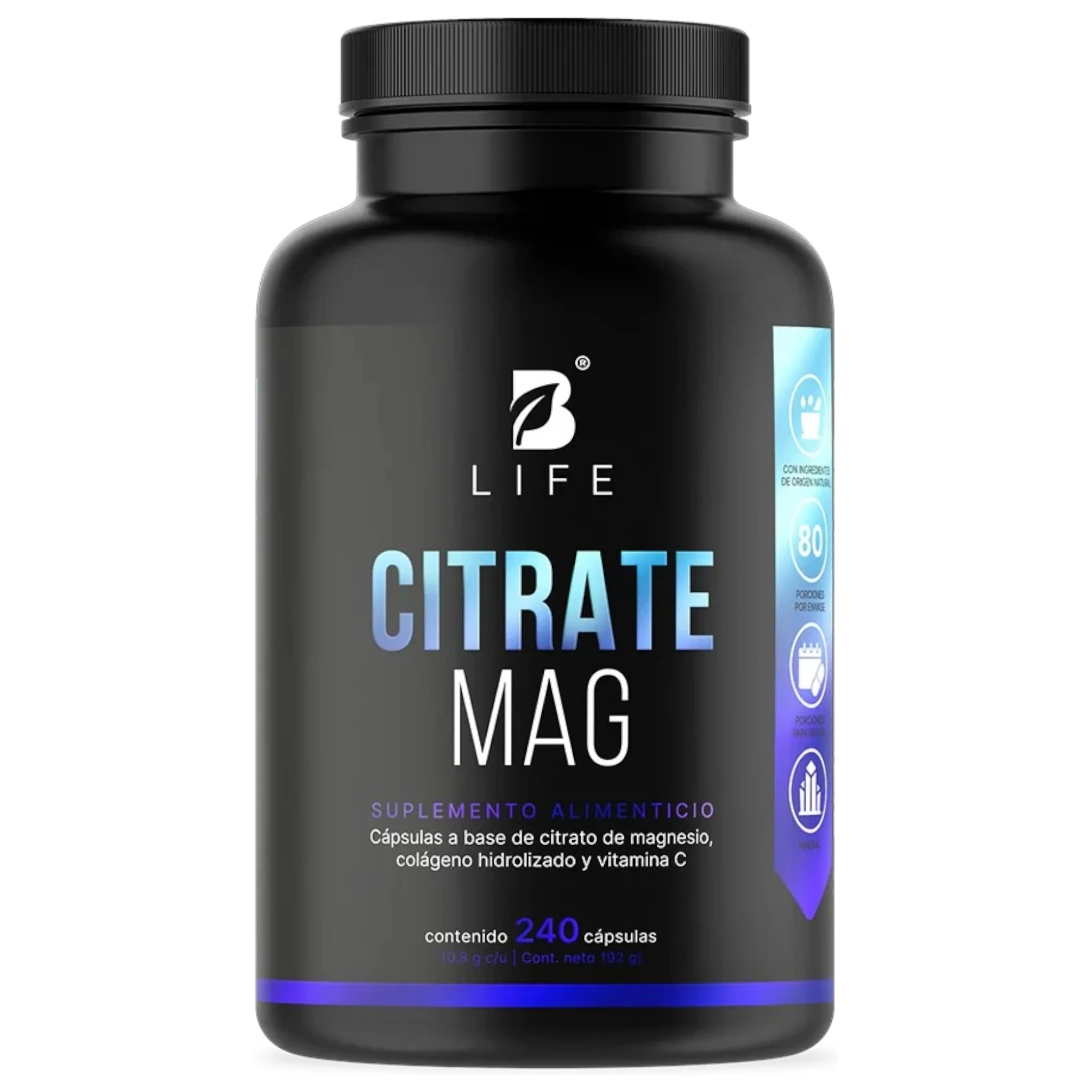 B Life Citrate Mag 240 Capsulas