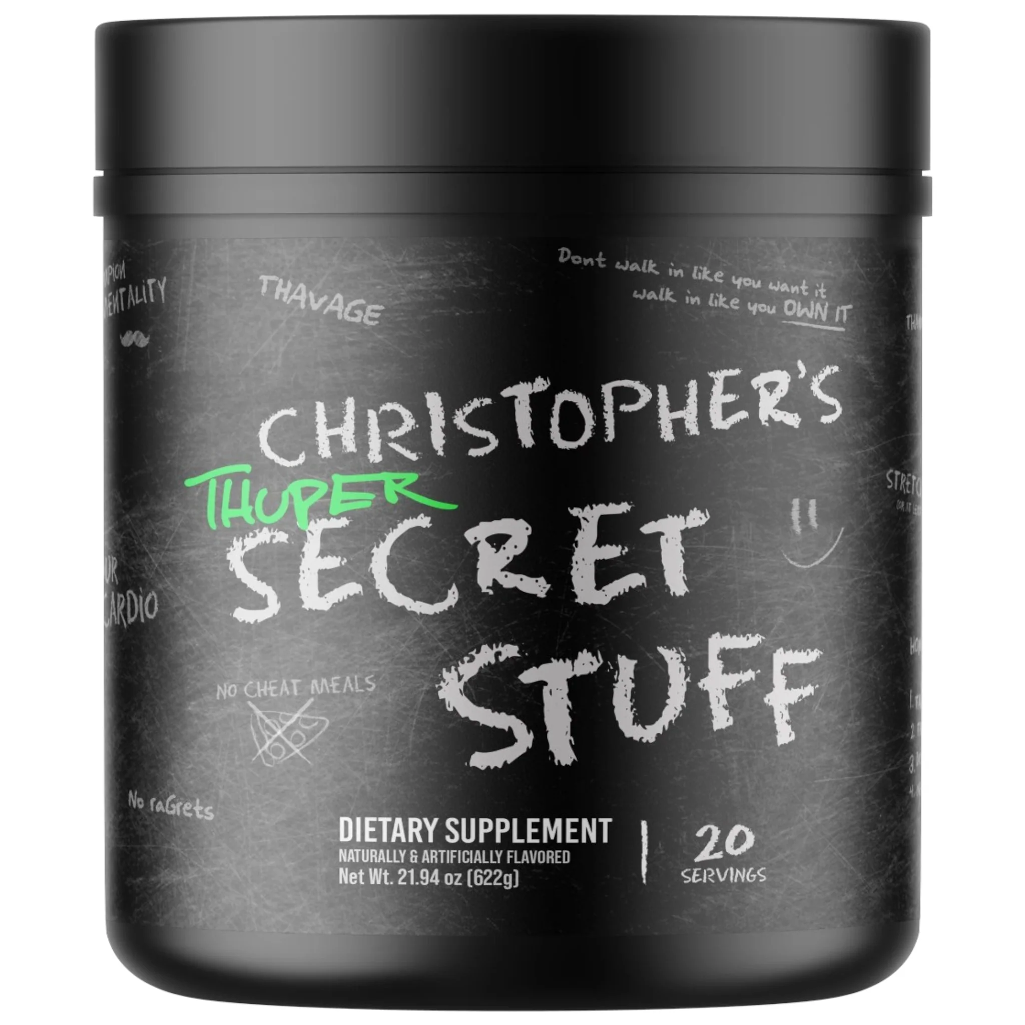 Raw Nutrition Christopher´s Thuper Secret Stuff 20 Servicios