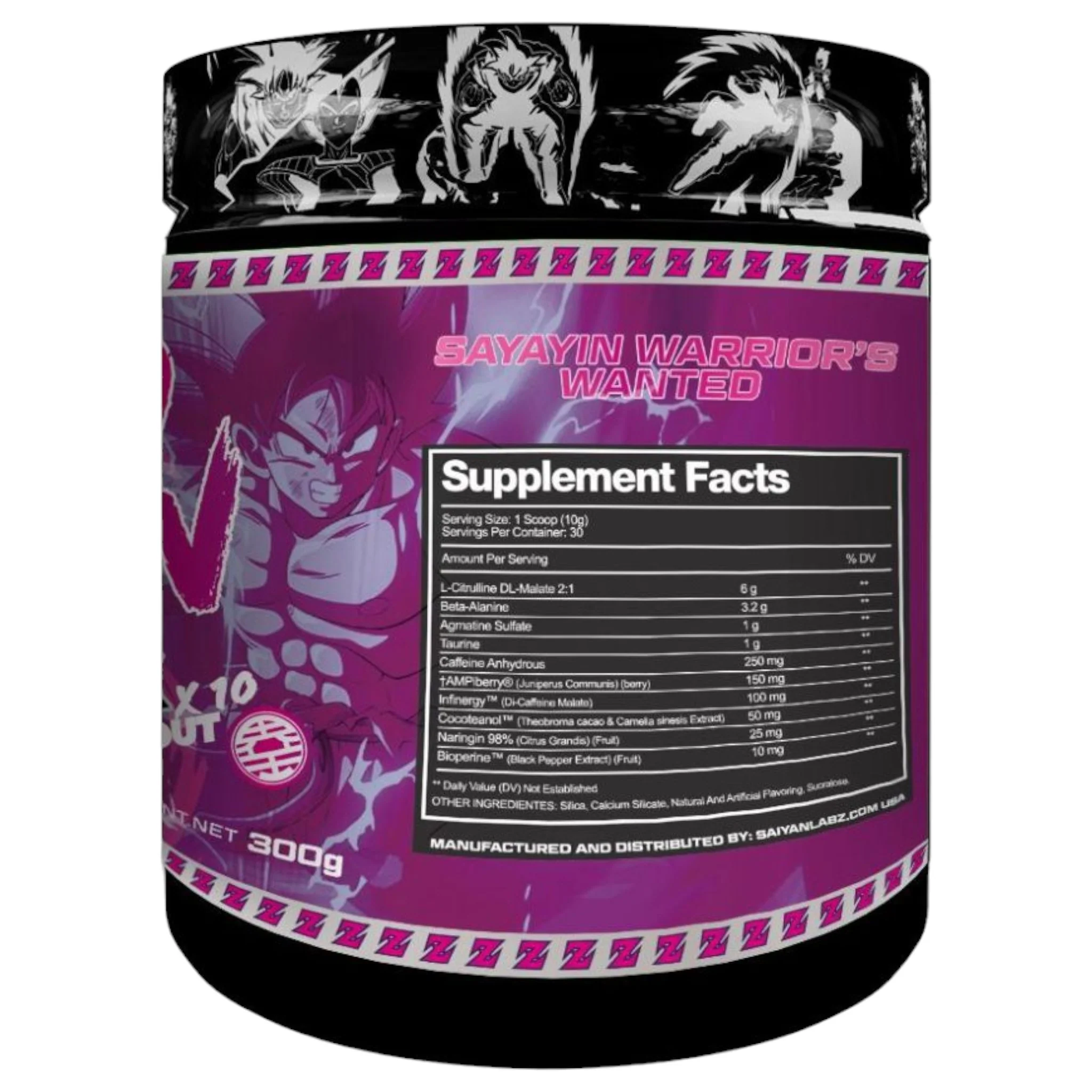 Saiyan Labz Kaioken Black X10 30 Servicios