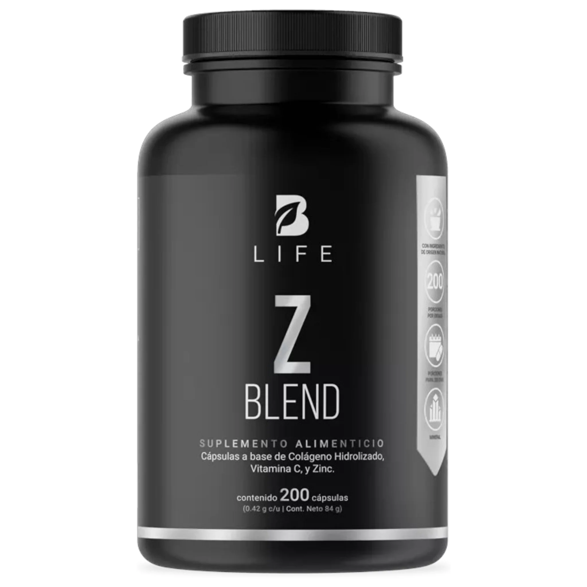 B Life Z Blend Zinc 200 Capsulas