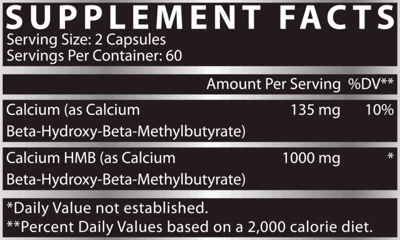 Nutrex Hmb 1000 120 Capsulas