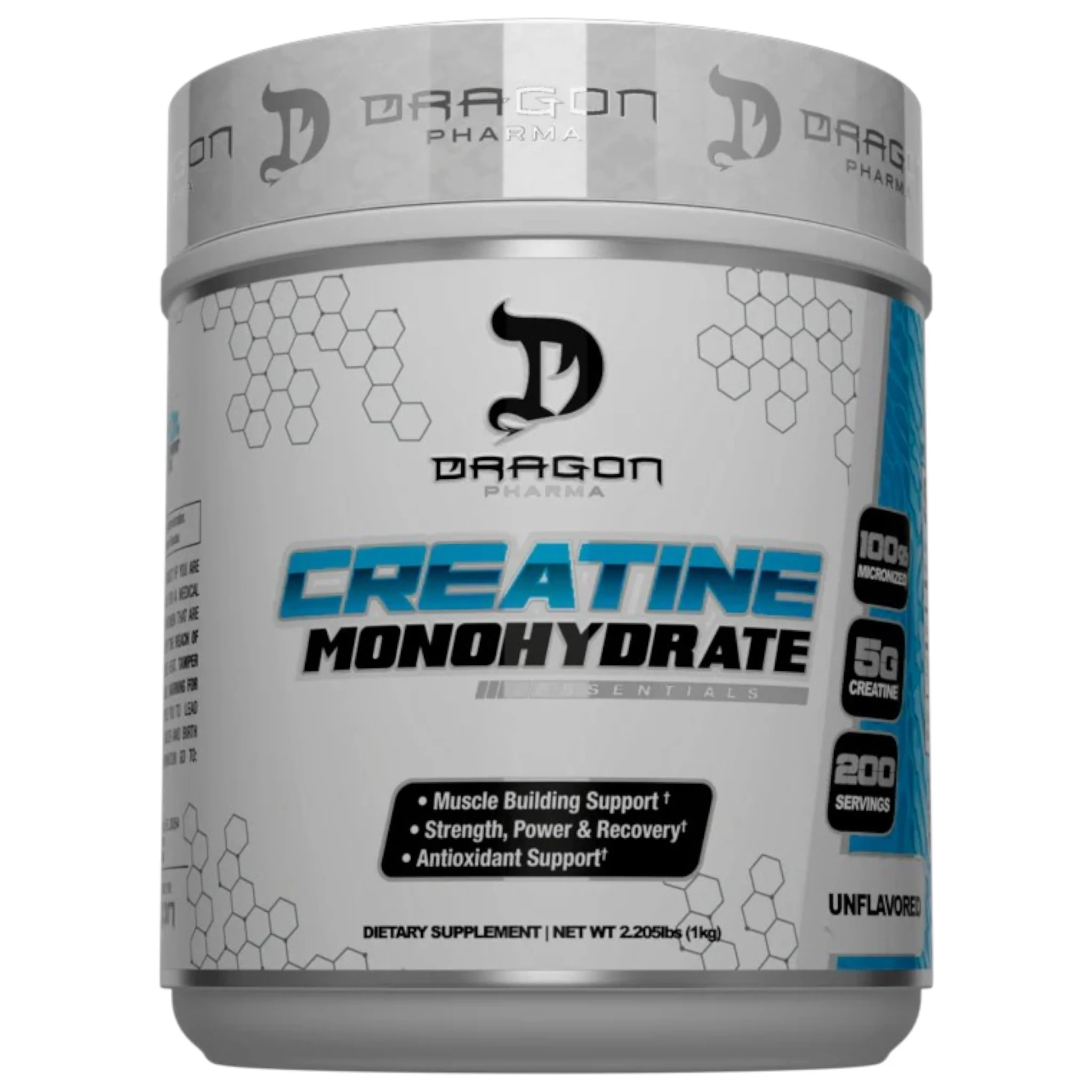 Dragon Pharma Creatine Monohydrate 1 Kg 200 Servicios