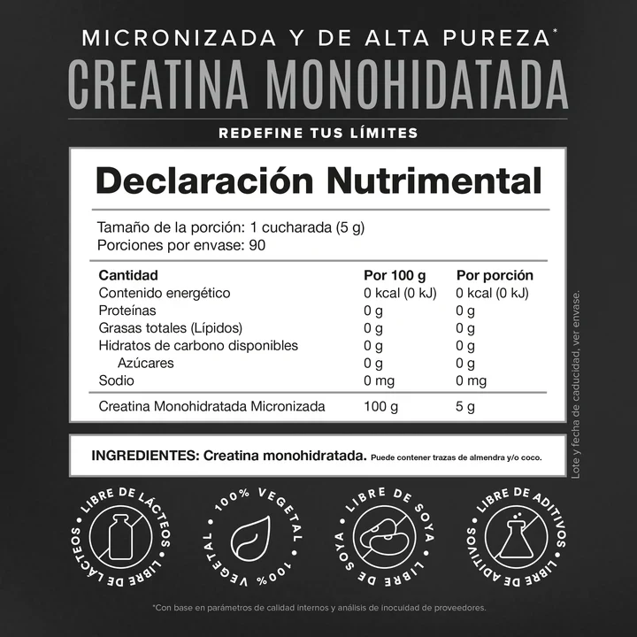 Birdman Creatina Monohidratada 450 Gramos 90 Servicios