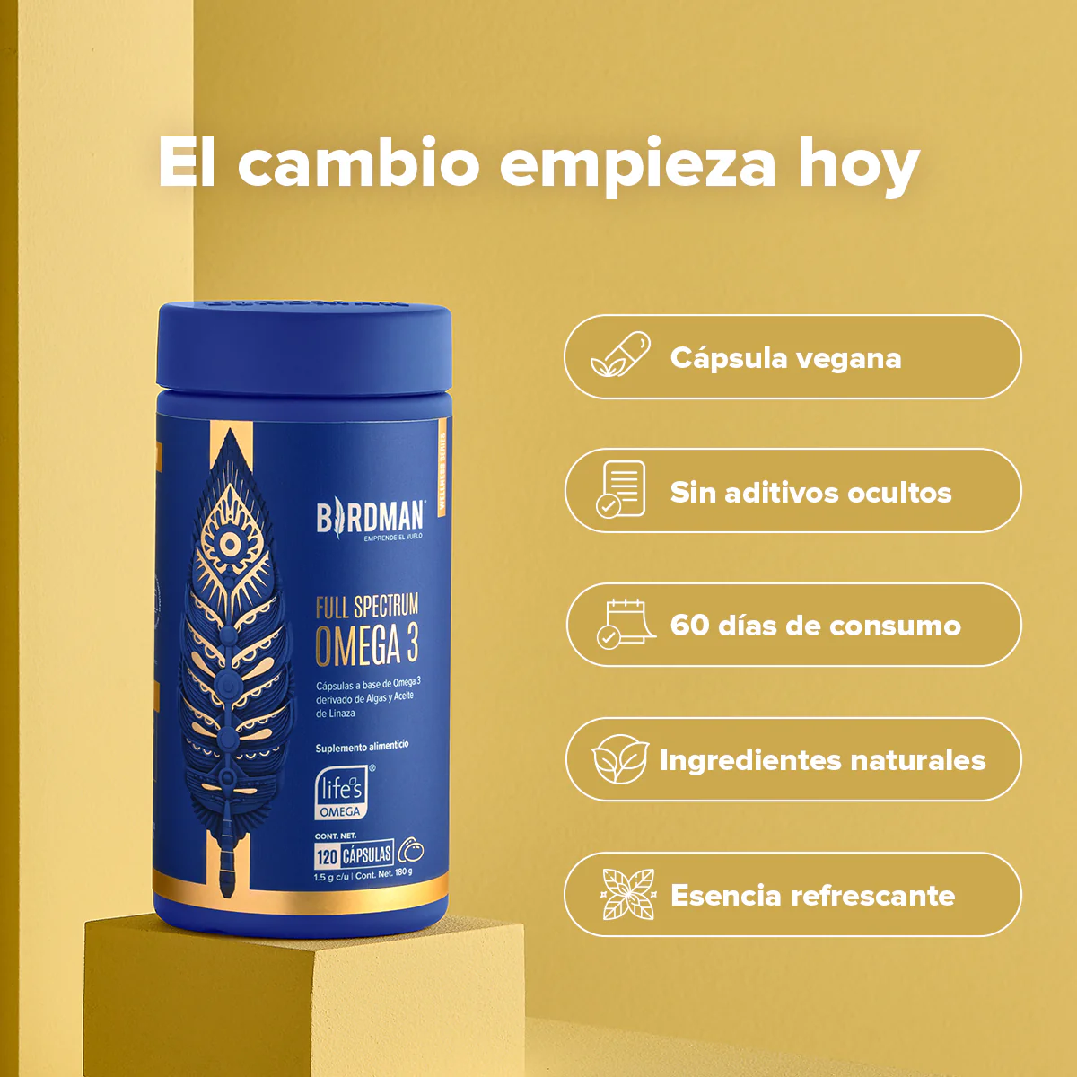 Full Spectrum Omega 3 - 120 Cápsulas - 60 Porciones