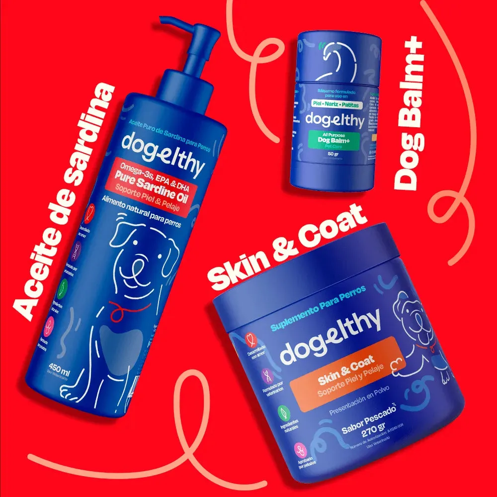 Kit de Omega 3 de Sardina para Perros - Sardine Skin Kit