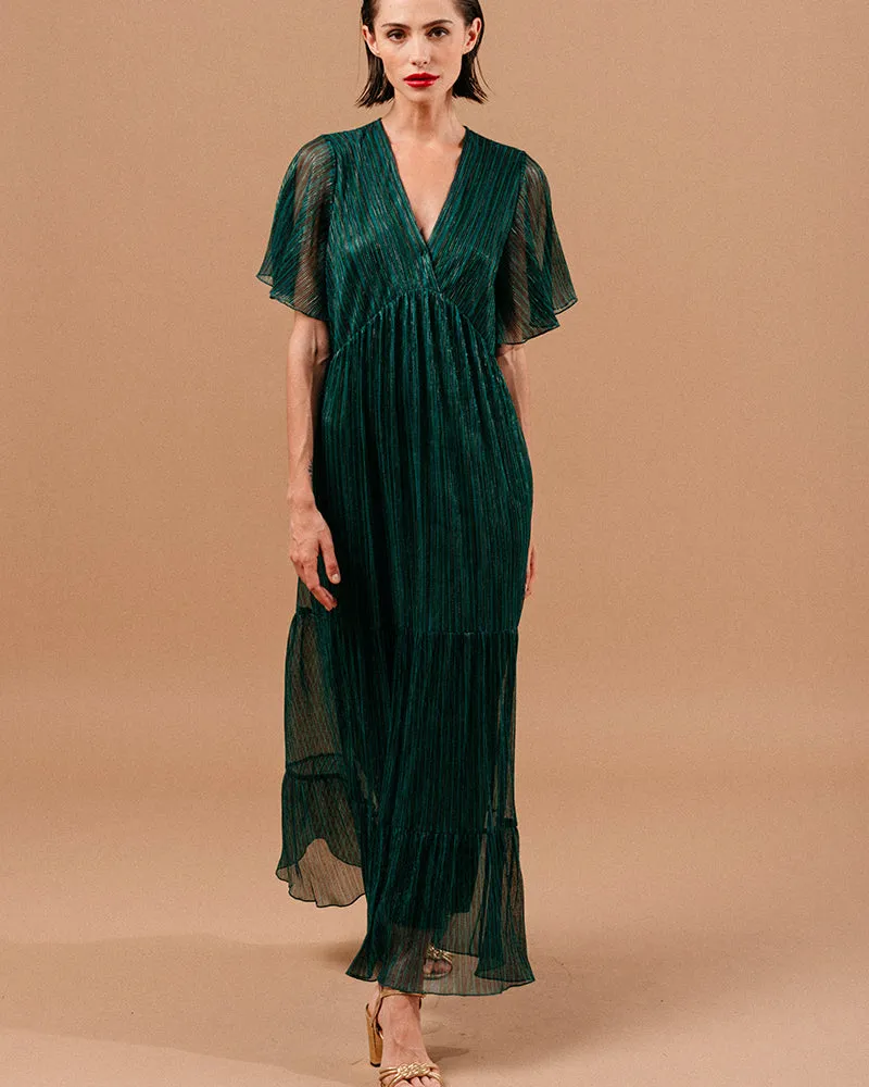 VESTIDO LARGO LISE VERDE
