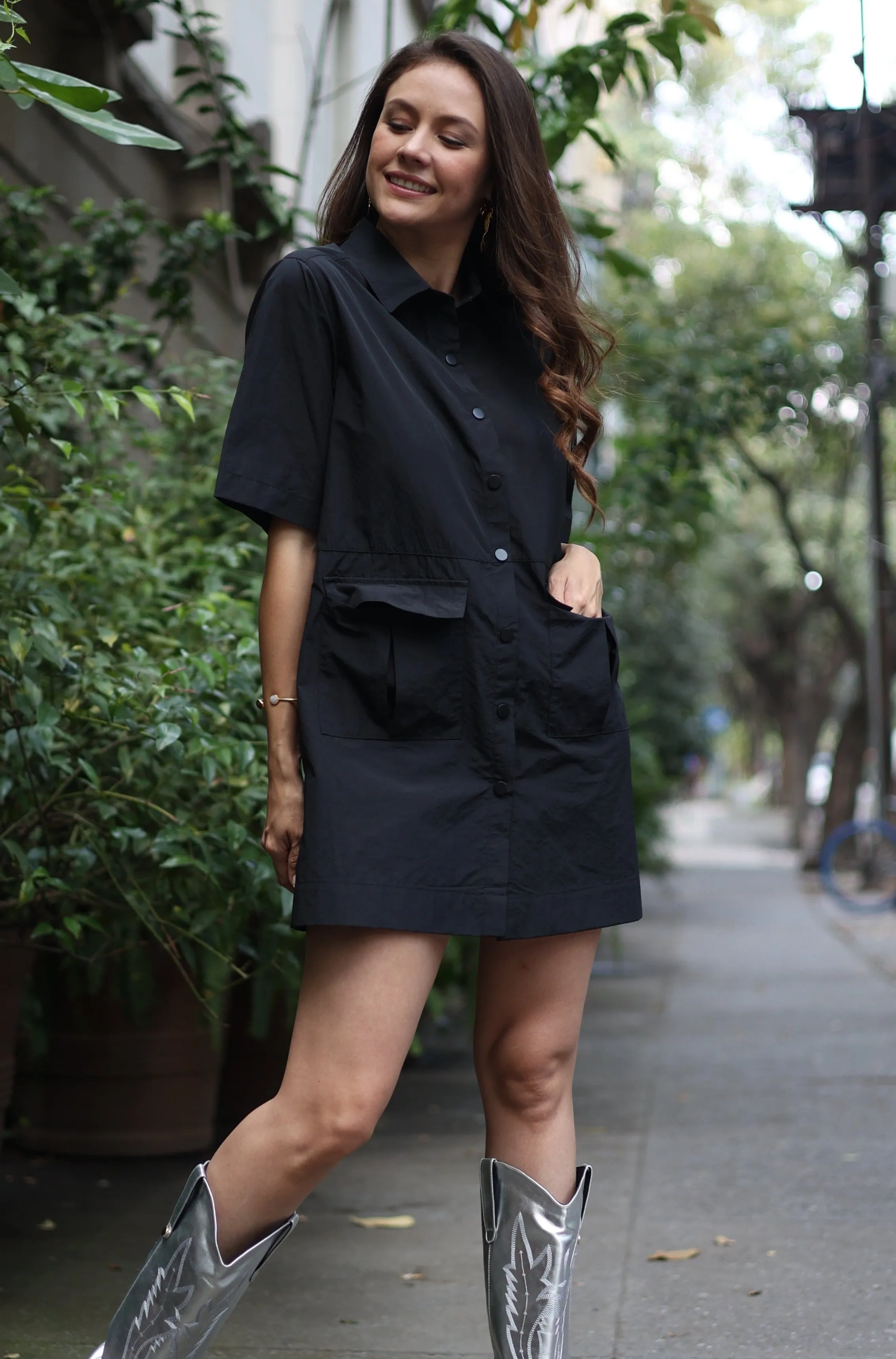 VESTIDO CORTO JAMIE NEGRO -30%