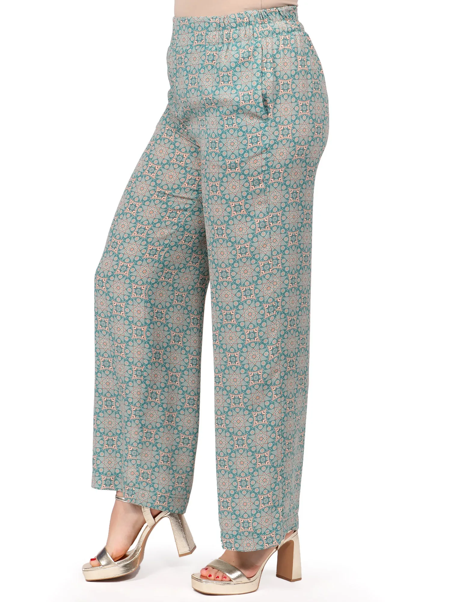 Pantalón Recto, Estampado