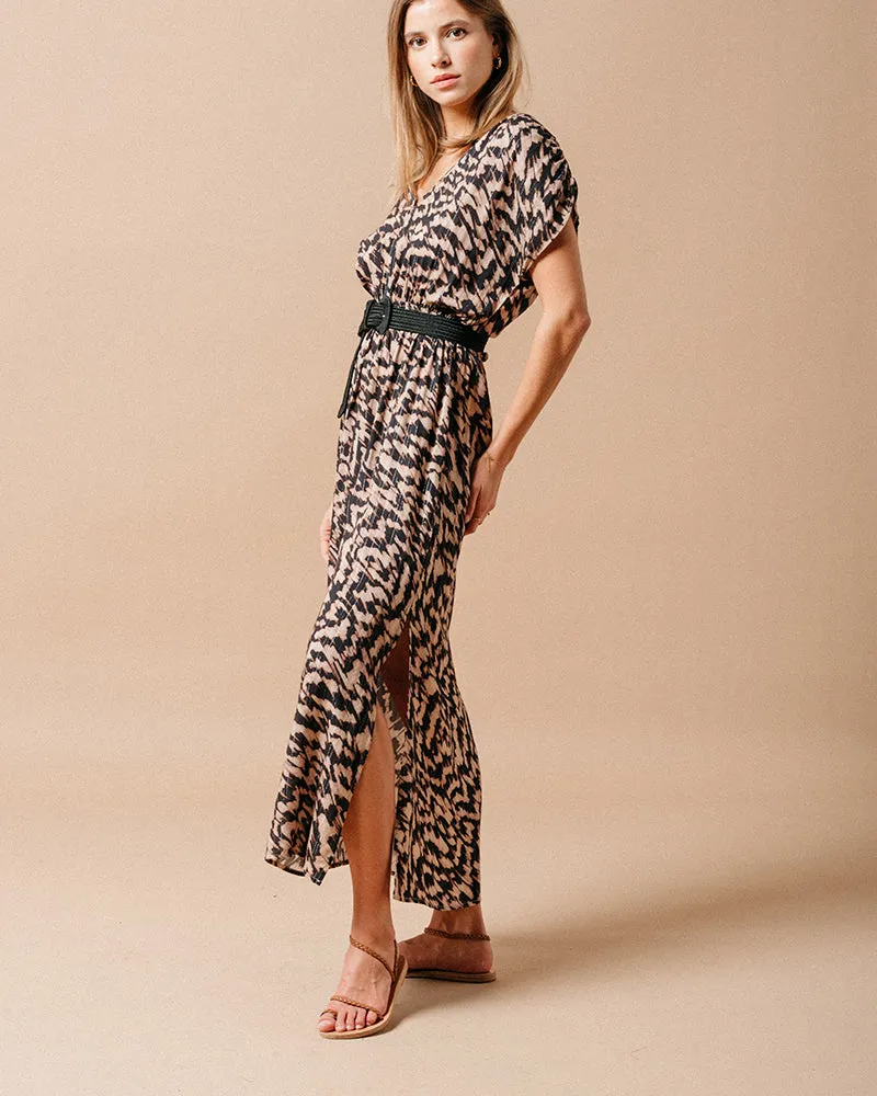 VESTIDO MIDI MARINE NEGRO