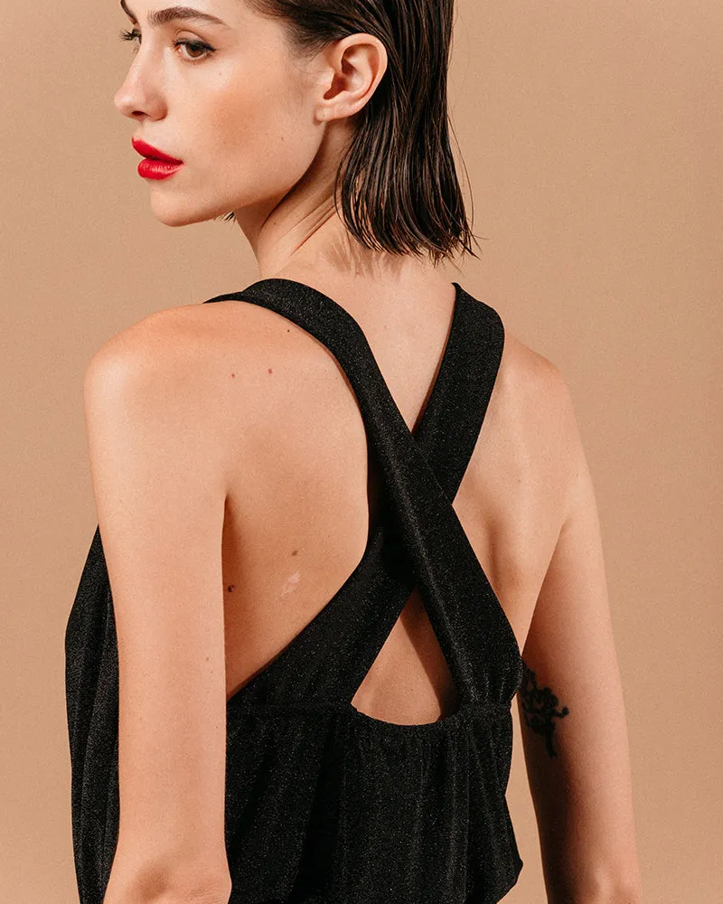 JUMPSUIT NEGRO BRILLOS LOYALE -40%