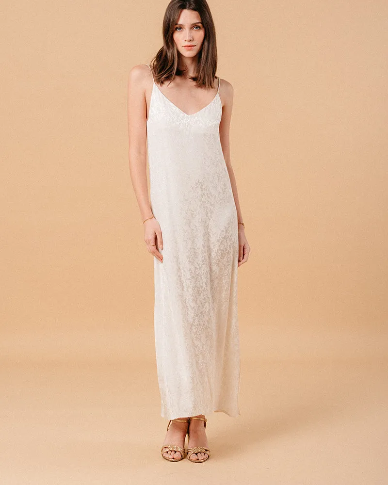 VESTIDO LARGO MICHAELA BLANCO